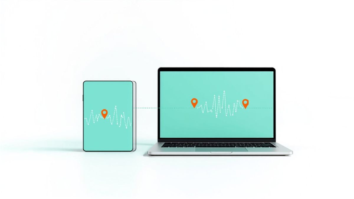 Kiểm tra dữ liệu khách truy cập theo thời gian thực trên điện thoại và laptop