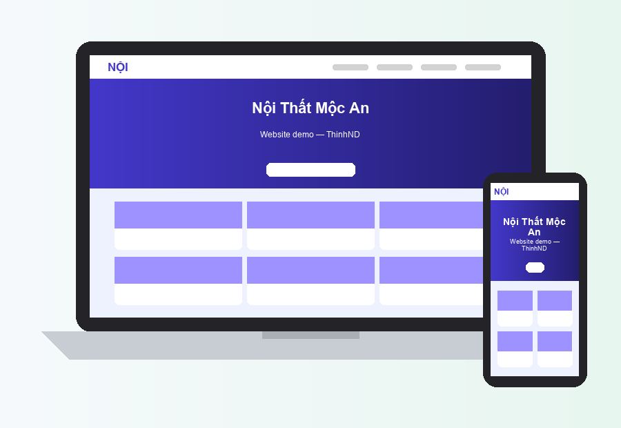 Website Nội Thất Mộc An
