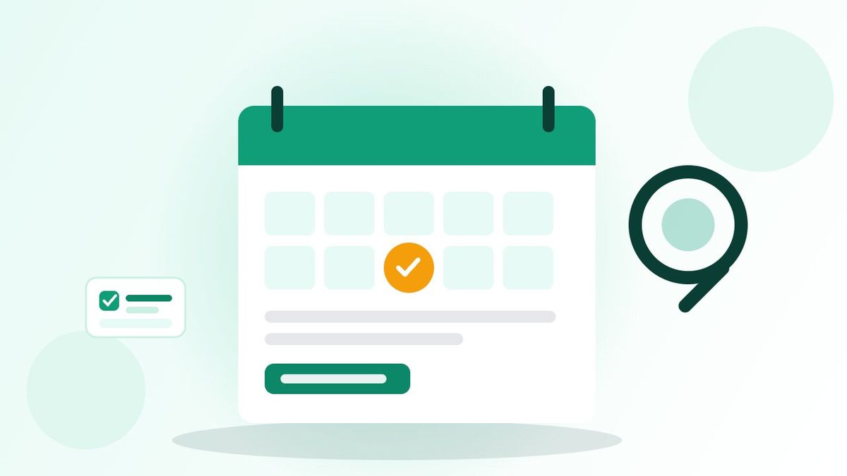 Lịch minh họa việc kiểm tra định kỳ các báo cáo tìm kiếm của website mỗi tuần