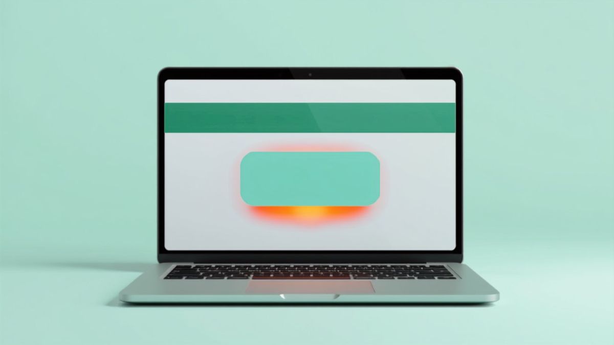 Bố cục màn hình đầu trang chủ website doanh nghiệp với tiêu đề, ảnh và nút gọi hành động