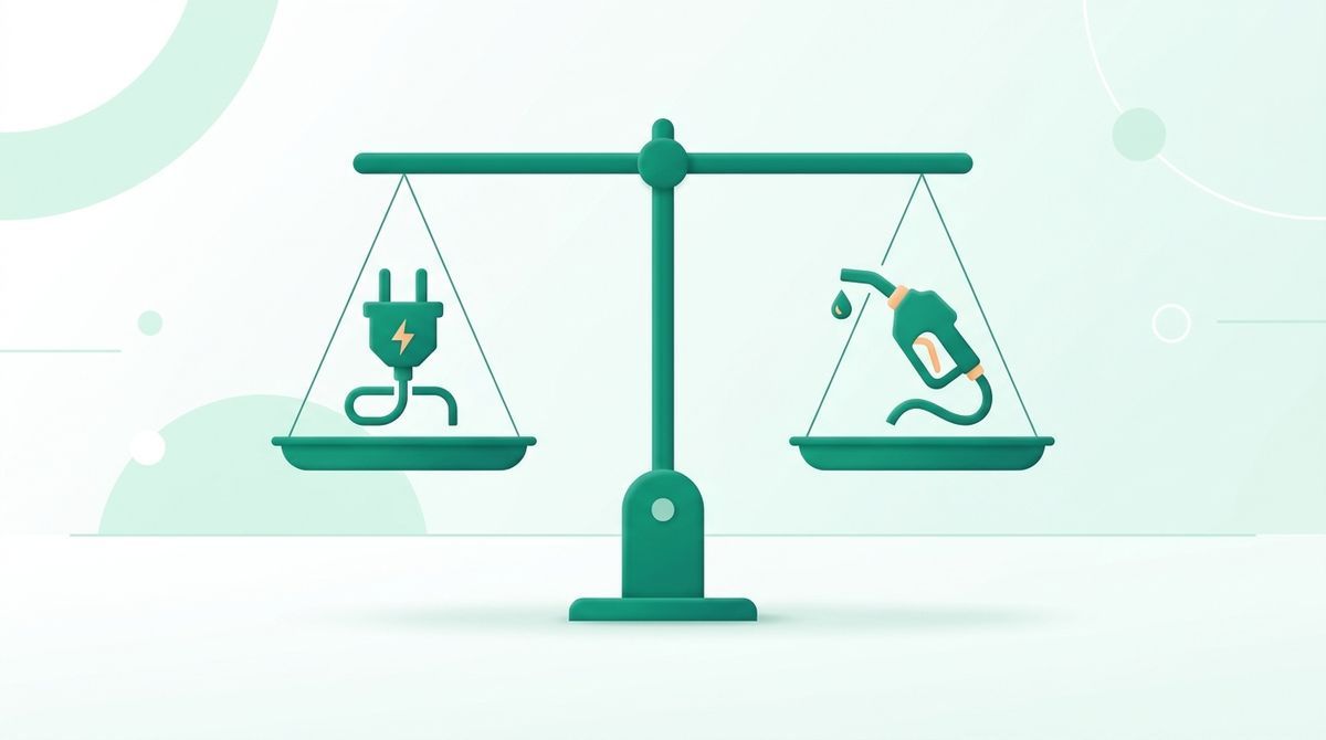 So sánh chi phí sử dụng xe điện và xe xăng trên website