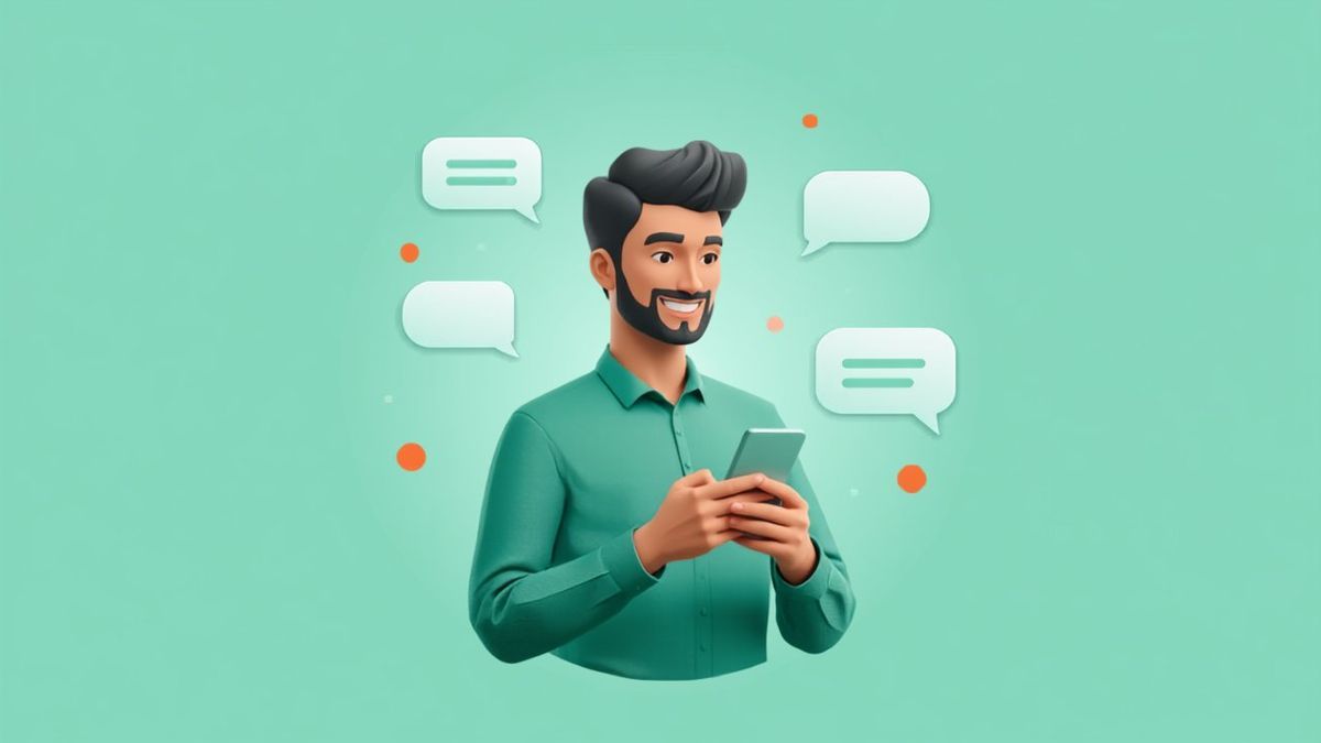 Tư vấn bán xe ô tô nhắn tin Zalo với khách hàng trên điện thoại